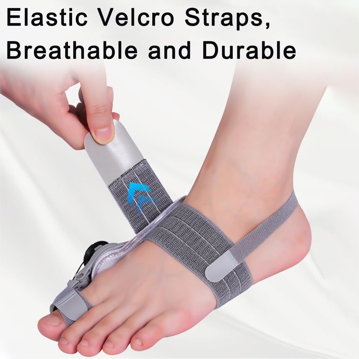 Коректор кісточки великого пальця стопи для чоловіків і жінок, регульована шина, фото №6