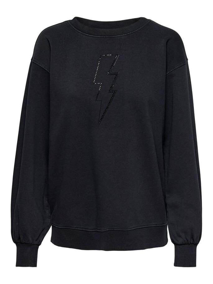 Світшот ONLLUNI LIFE L/S O-NECK SWT 15243449 Print:BOLT ONLY XS, фото №3