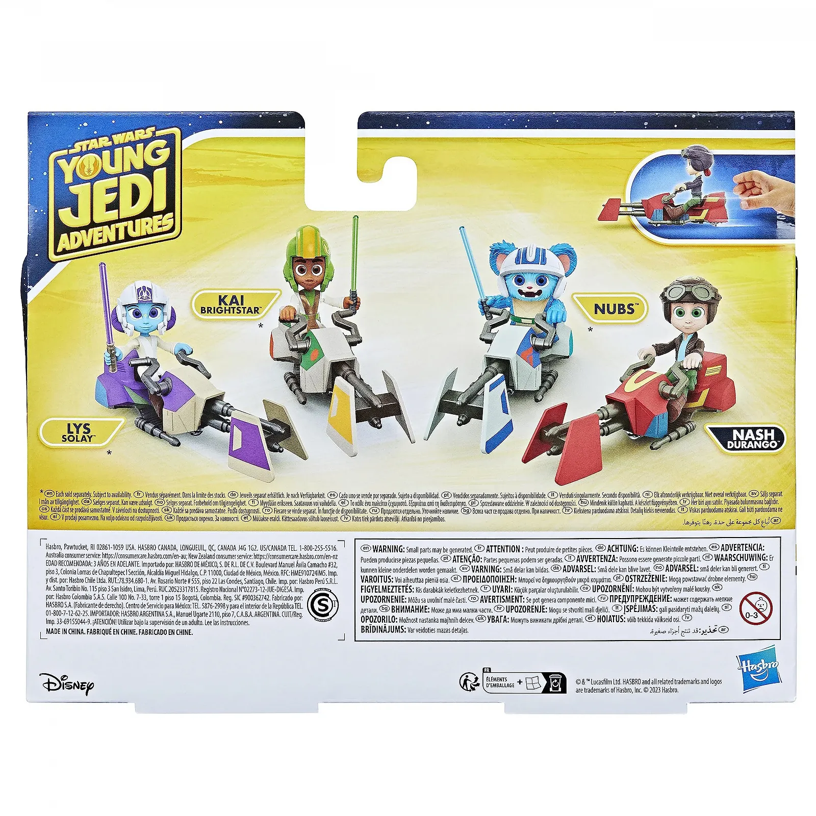 Фигурка и транспортное средство Star Wars Nash Durango & Speeder Bike 10 см, фото №6