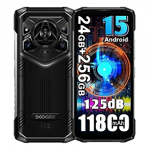 Захищений смартфон Doogee Blade 20 Pro 24 GB RAM 256 GB Black - Фото 1
