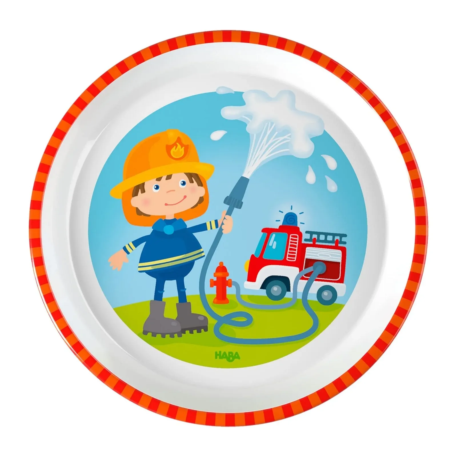 Набір дитячого посуду Haba Melamine Fire Brigade: тарілка, чашка, миска, фото №4 Набір дитячого посуду Haba Melamine Fire Brigade: тарілка, чашка, миска, фото №4