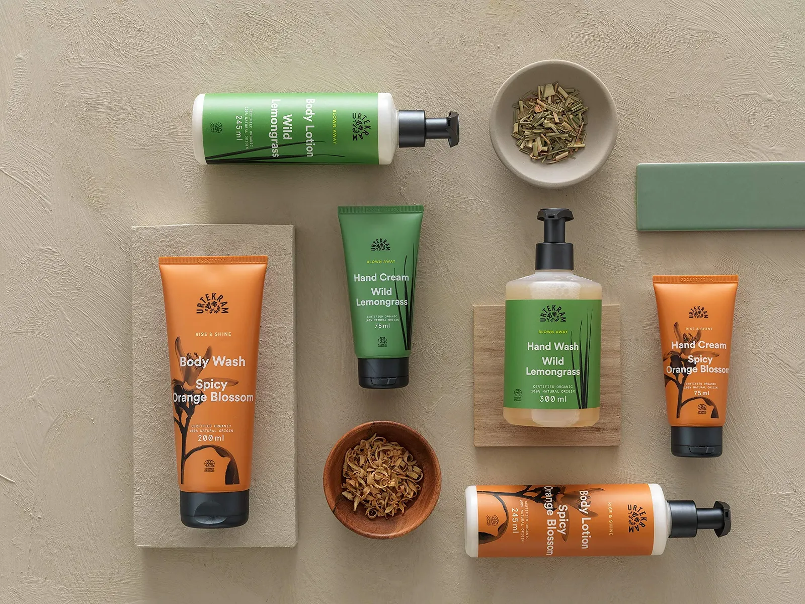 Крем для рук Urtekram Blown Away Wild Lemongrass Organic 75 мл (2 шт. в упаковці), фото №6