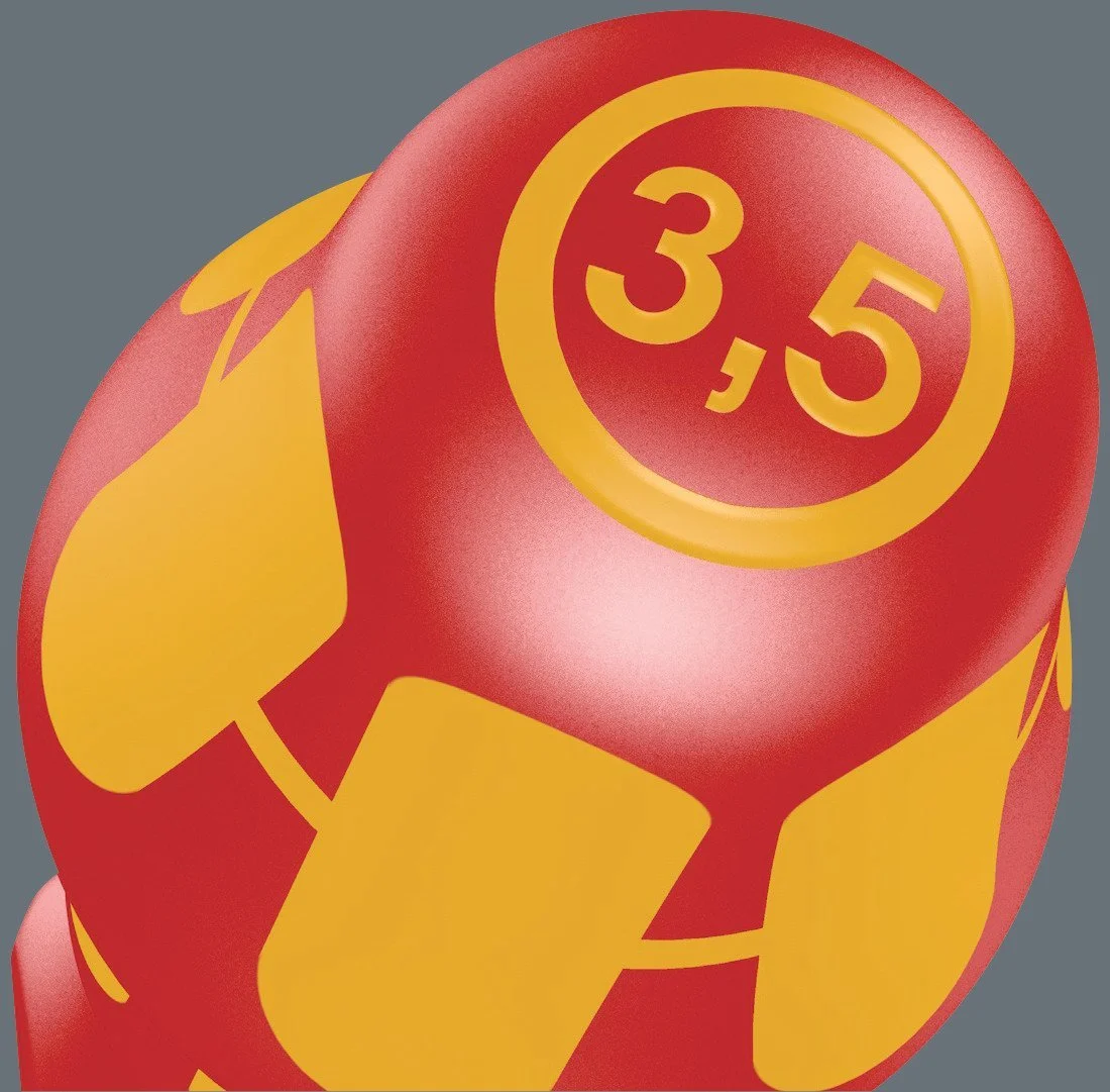 Набір викруток Wera Kraftform XXL 2 12 шт. 05051011001, фото №21