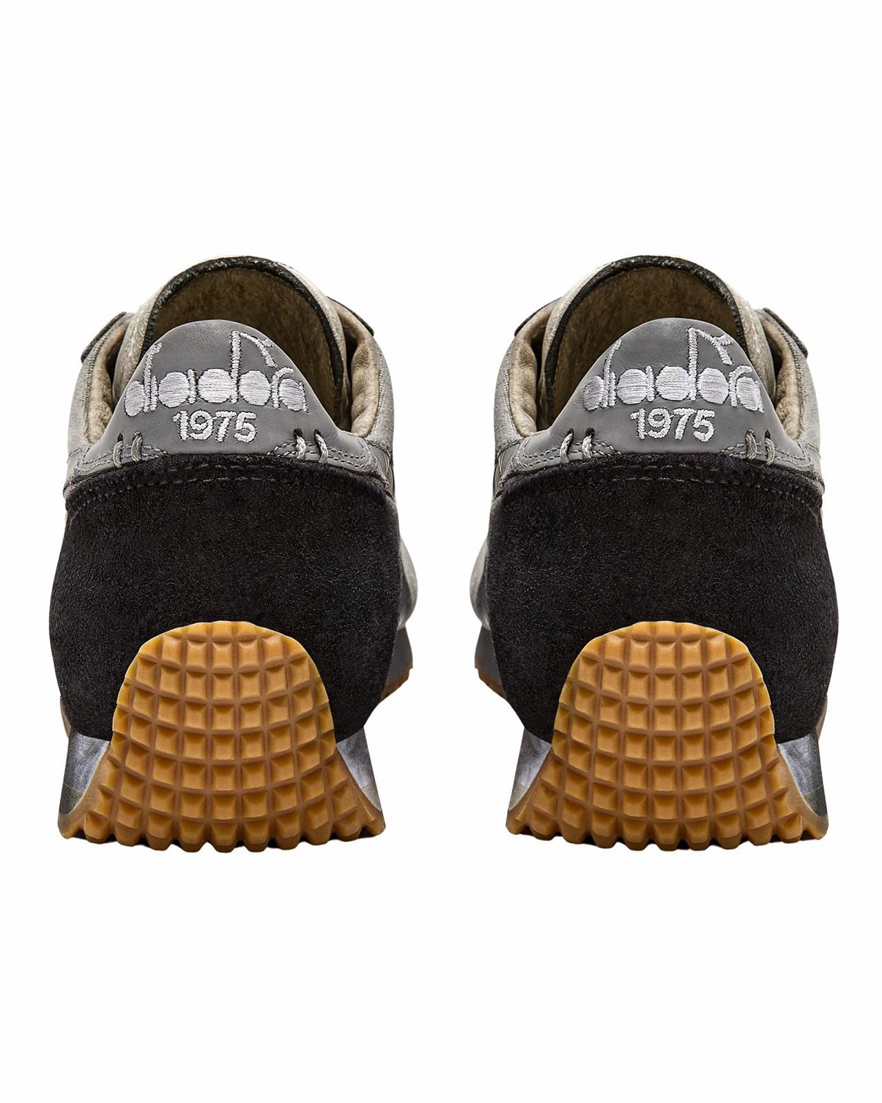 Кроссовки Diadora Heritage Equipe Dirty SW Evo Мужские Белые Холщовые, фото №4 Кроссовки Diadora Heritage Equipe Dirty SW Evo Мужские Белые Холщовые, фото №4