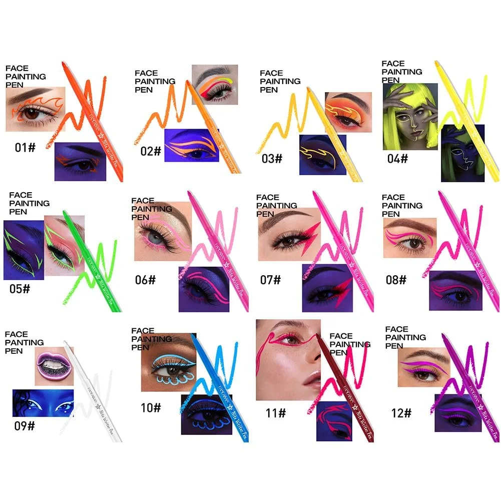 Олівець для очей 12 кольорів, фото №7 Олівець для очей 12 кольорів, фото №7