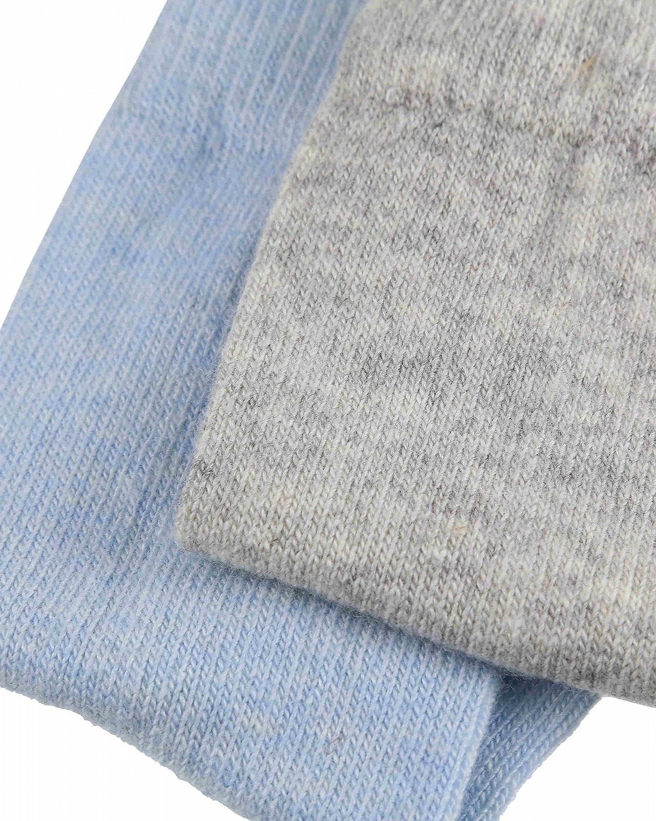 Женские гольфы Cashmere Merino Wool Blend для улицы, для сапог, для отдыха 2 пары Размер M 3-7 Однотонные Мягкие Голубые Серые Термические Очень Теплые Мягкие, Мягкий Голубой, Мягкий Серый, фото №4