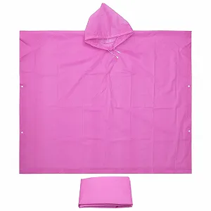 Пончо PATIKIL дощове для дорослих 2 шт. EVA Рожевий - Фото 1