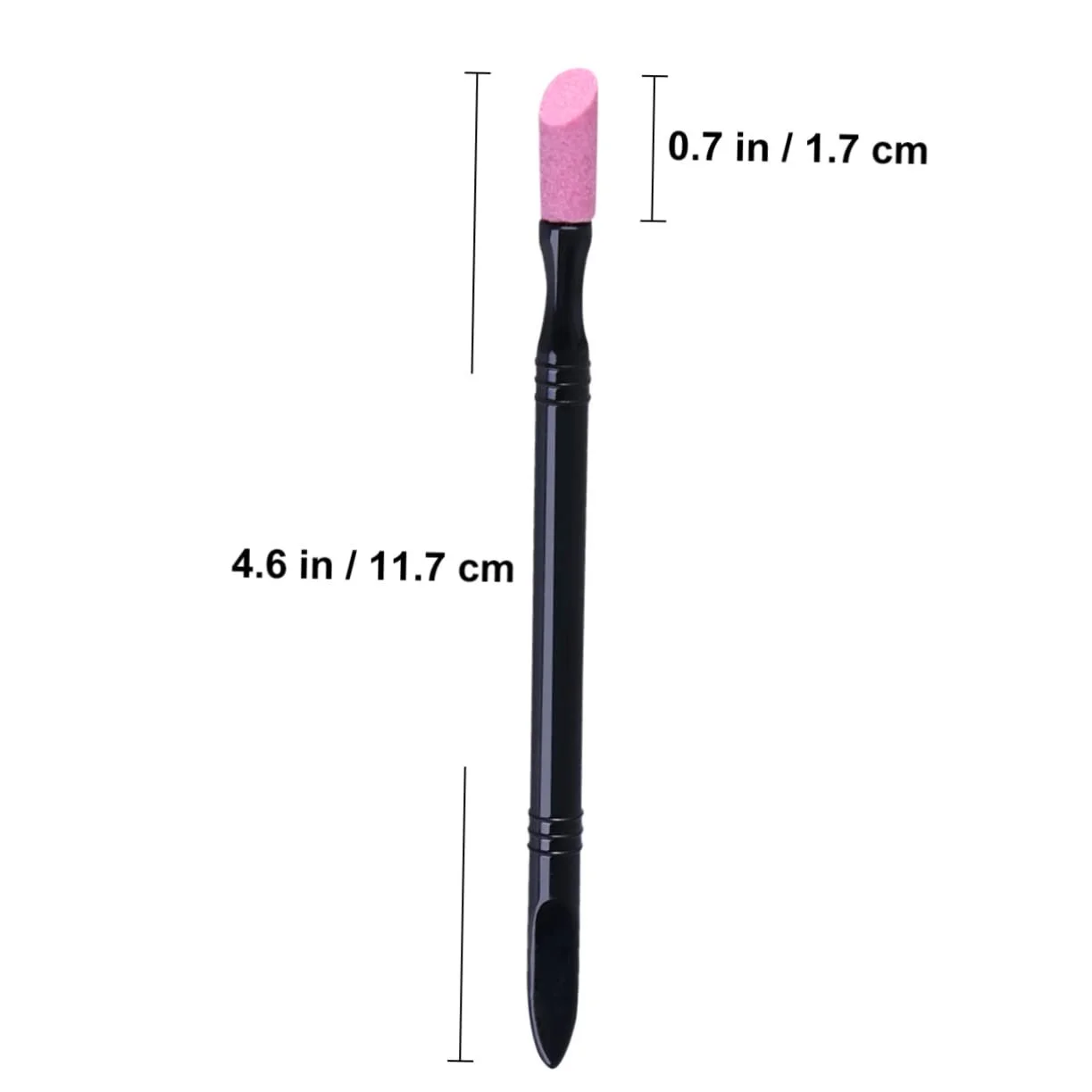 Пушер для кутикулы двойной Профессиональный Черный, фото №2 Пушер для кутикулы двойной Профессиональный Черный, фото №2