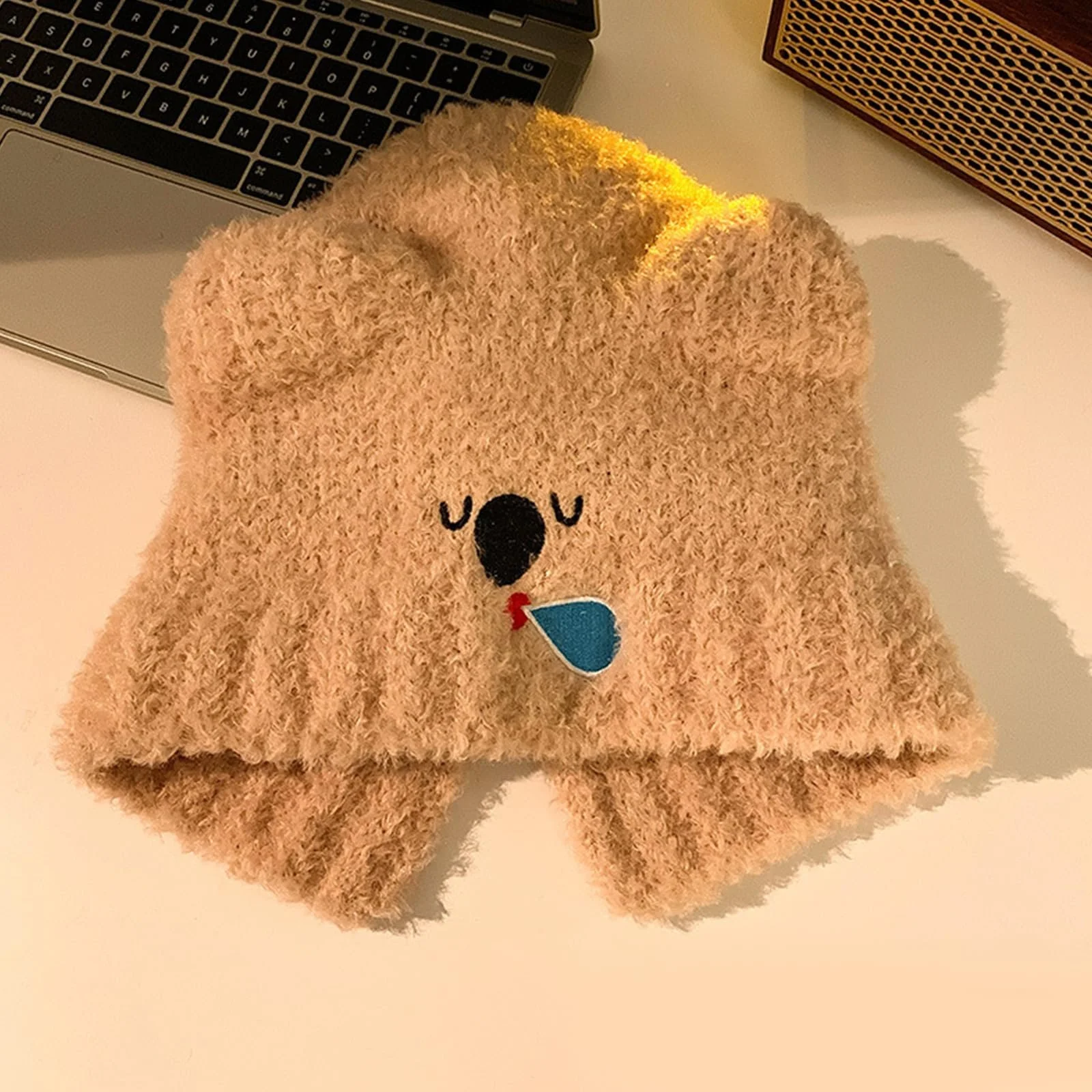 Шапка RETUOLWAG Унисекс Уникальный Потертый Стильный Милый Хлопковый, фото №6