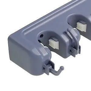 Настенный органайзер держатель на 5 швабр 6 крючков - Фото 1