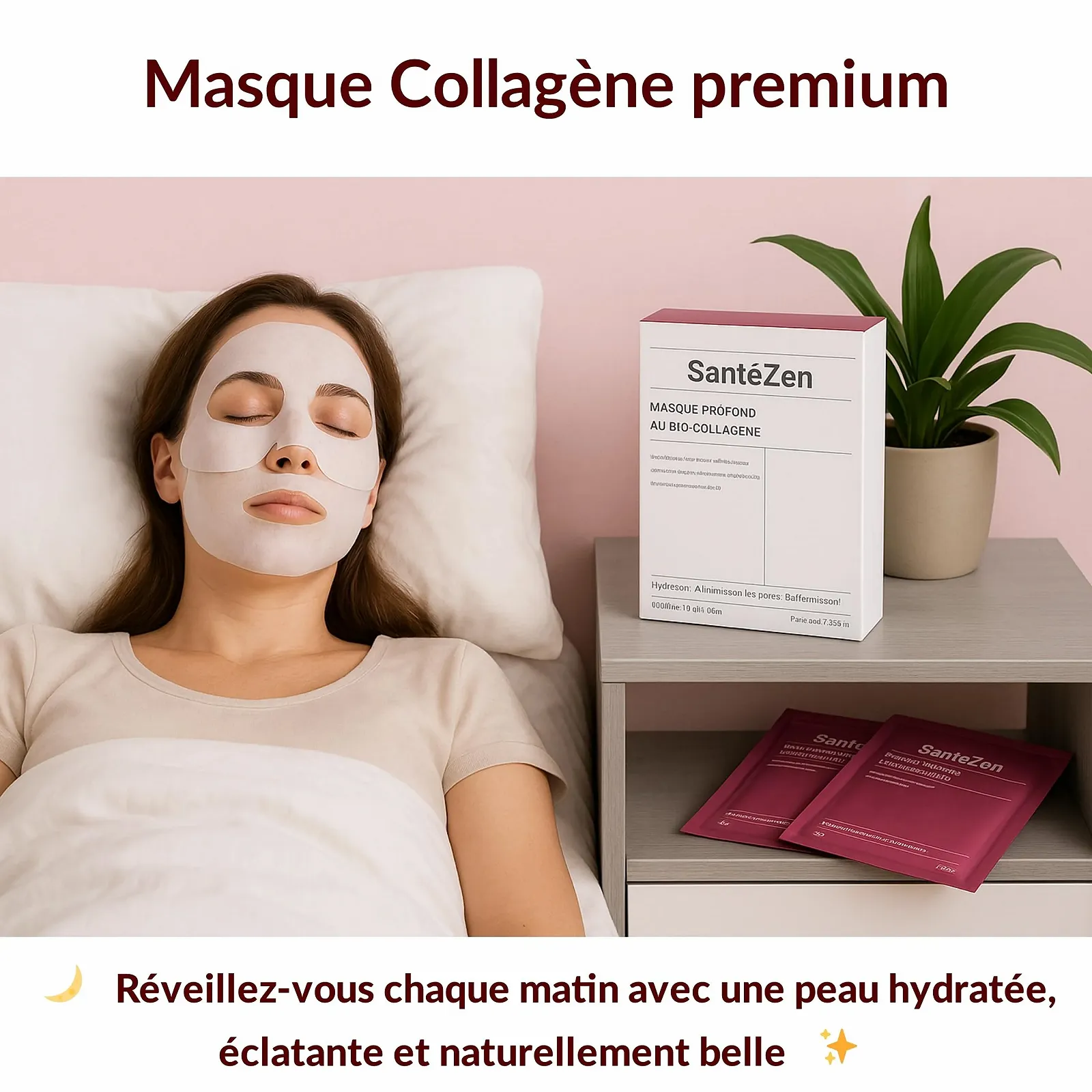 Маска для обличчя Колаген Антивіковий Догляд, фото №6