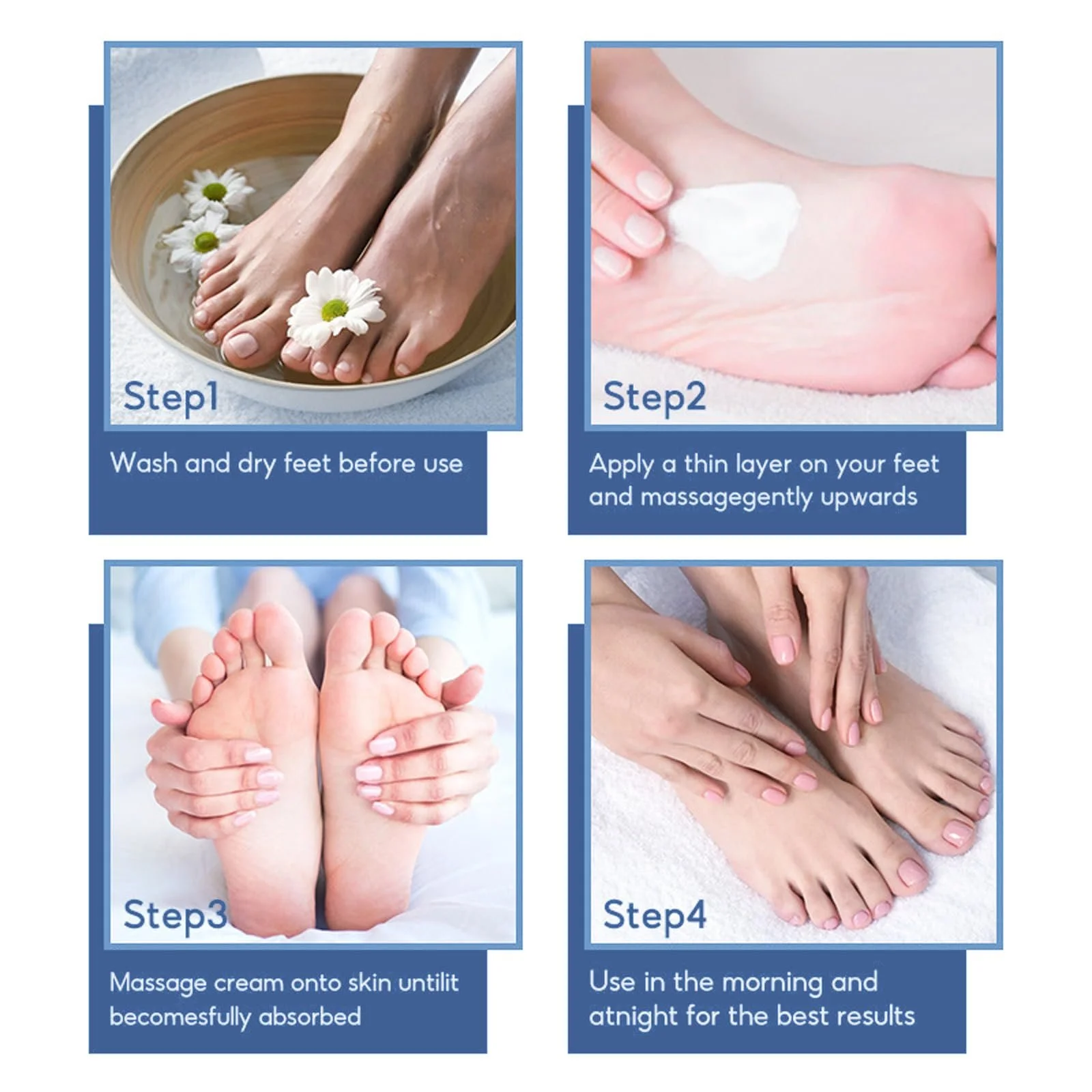 Крем для ног с 40% мочевиной для сухой кожи, потрескавшихся пяток и удаления мозолей, фото №7