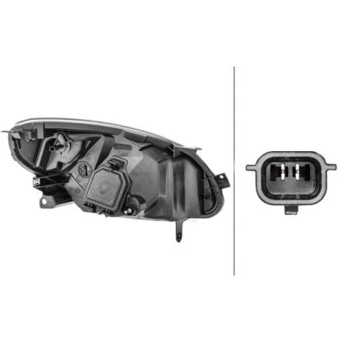 Фара основная HELLA 1E7 271 510-311 для RENAULT, левая, фото №2