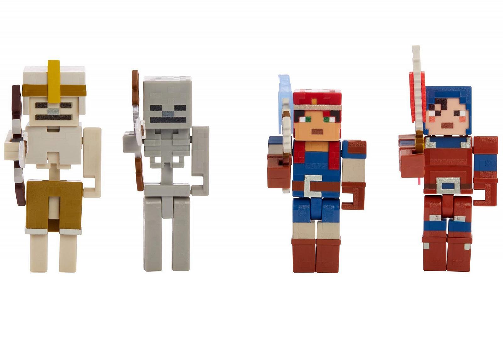 Фигурки Minecraft Dungeons Battle of The Fire Forge 4 подвижные фигурки, фото №1