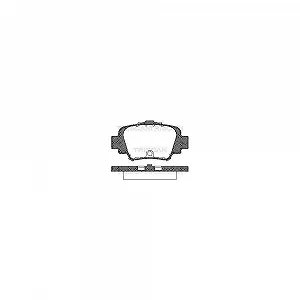 Комплект тормозных колодок, дисковый тормоз TRISCAN 8110 14002 для NISSAN, задний мост - Фото 1