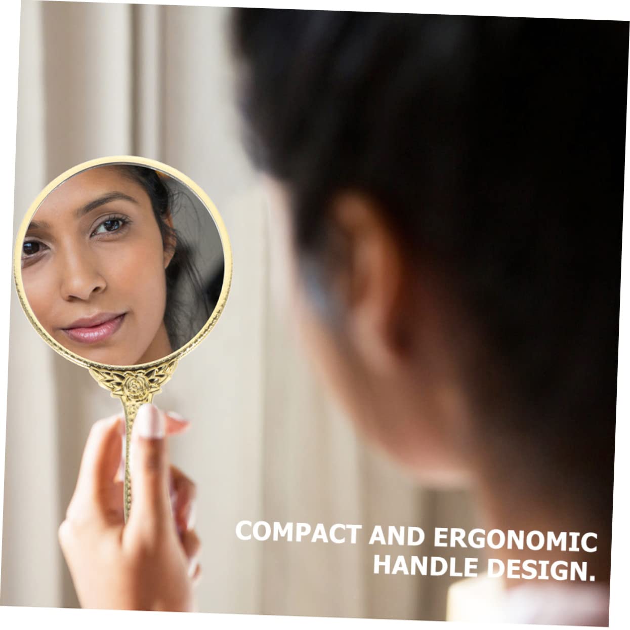 Зеркало Angoily Portable Makeup Mirror с ручкой набор на 10 шт, фото №7 Зеркало Angoily Portable Makeup Mirror с ручкой набор на 10 шт, фото №7