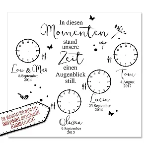 Настінна наклейка M2444 In diesen Momenten Stand Чорна L 113 x 120 см synthetic.ua - Фото 1