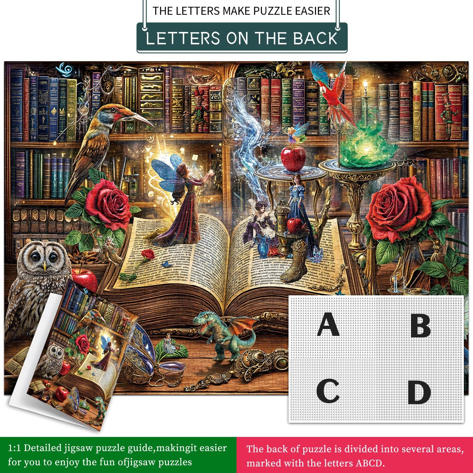 Пазл Magic Book House Theme 1000 елементів 70 x 50 см, фото №6