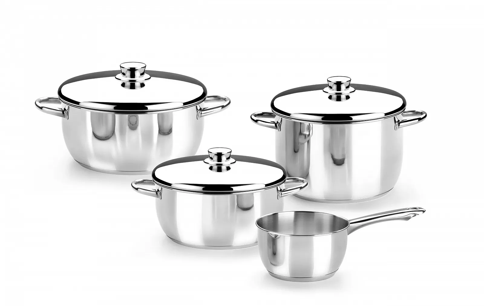 Ковш MONIX Optima 16 см с крышкой нержавеющая сталь 18/10, фото №2 Ковш MONIX Optima 16 см с крышкой нержавеющая сталь 18/10, фото №2