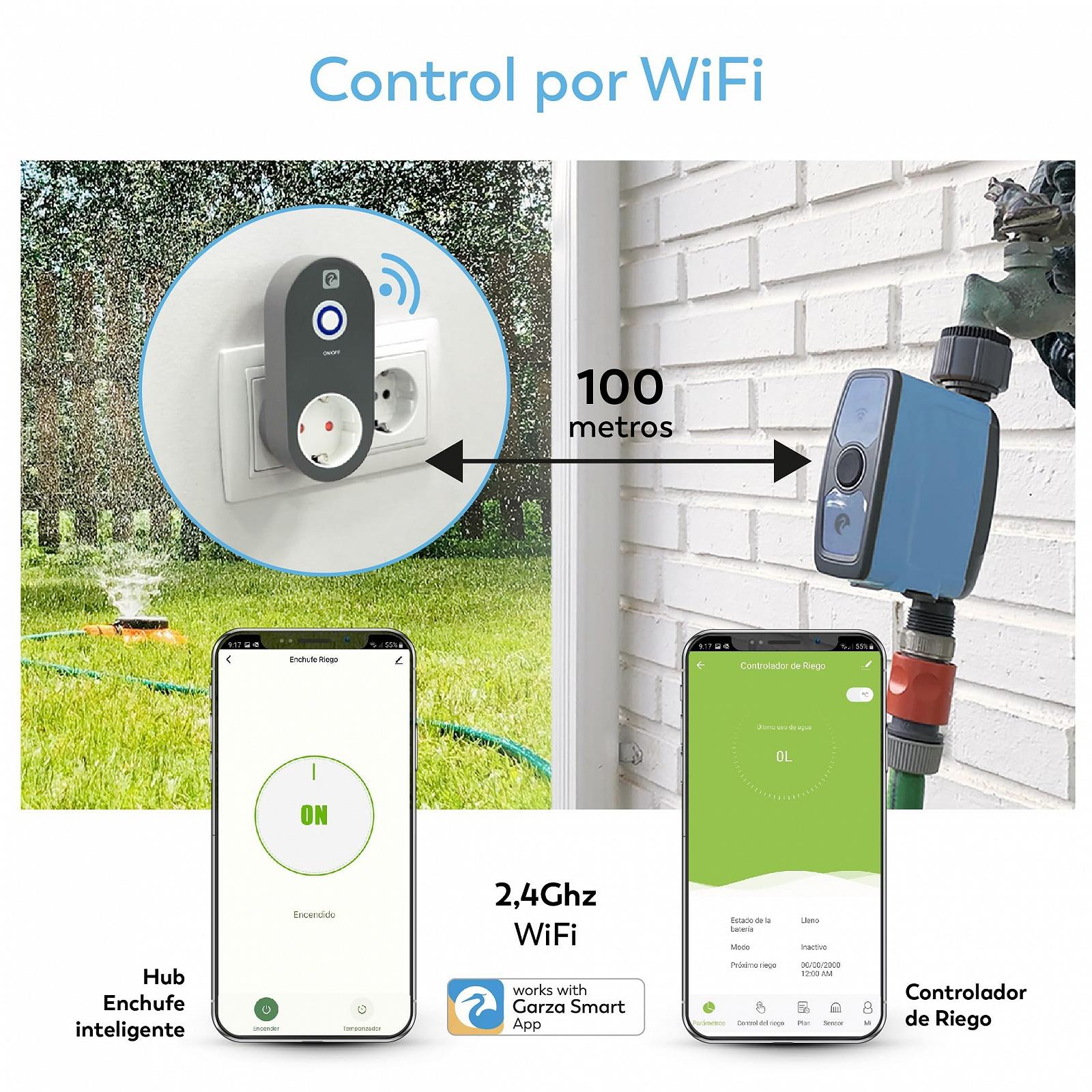 Автоматический Контроллер, таймер полива Garza WiFi со смарт-хабом 2.4 GHz, фото №3