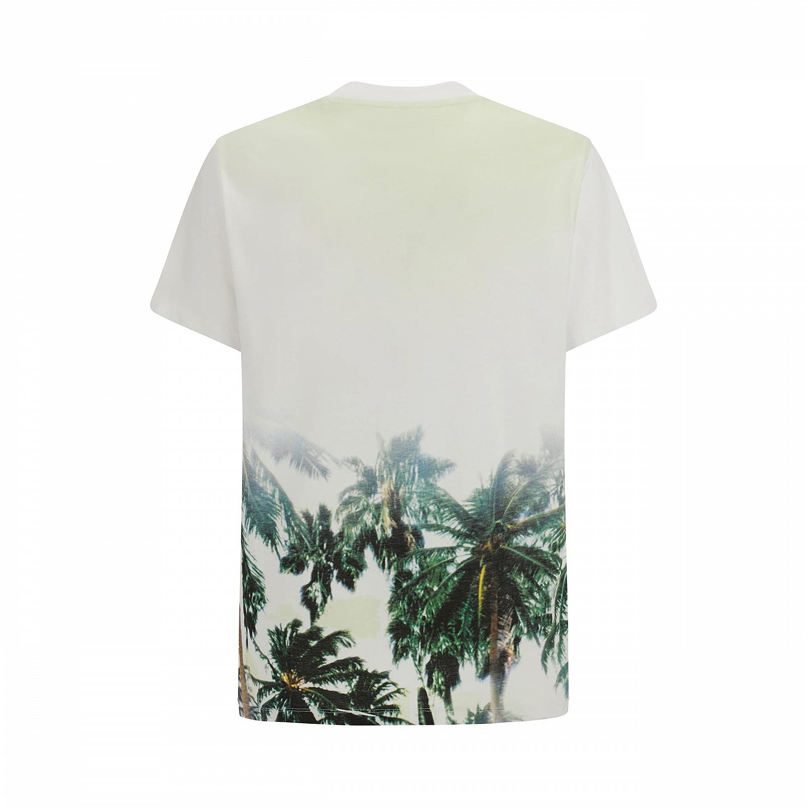 Мужская футболка Guess - Eco Palms Tee - Белый - L, фото №5 Мужская футболка Guess - Eco Palms Tee - Белый - L, фото №5