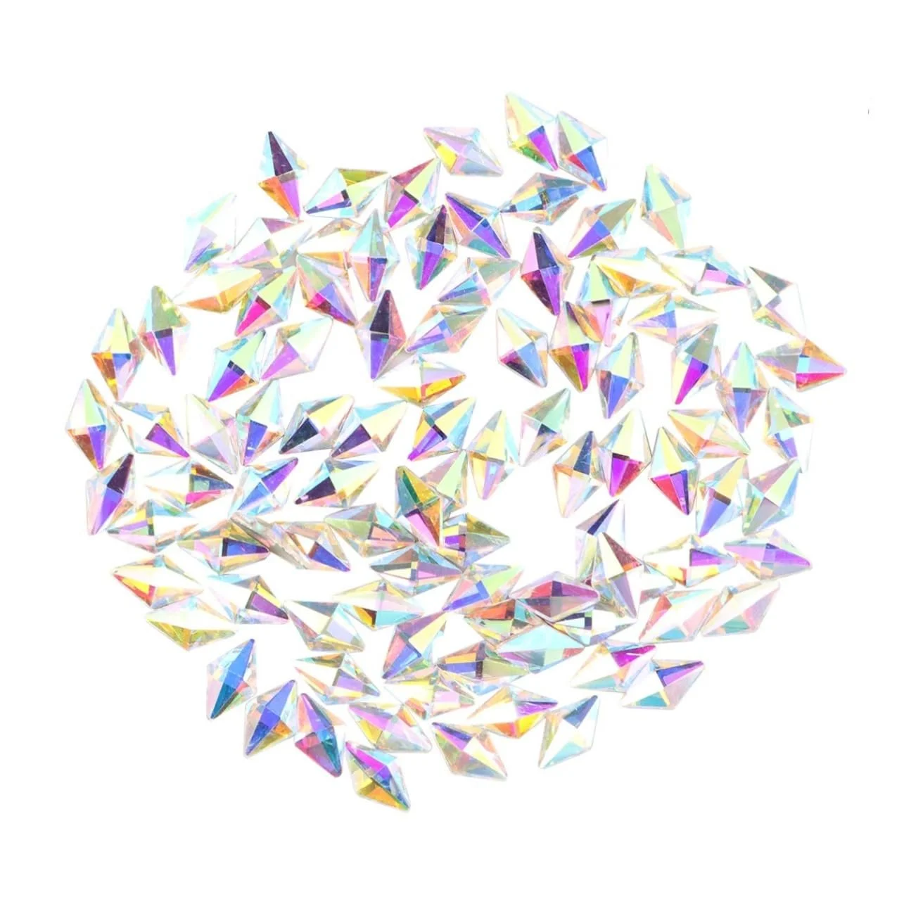 Стрази FRCOLOR Імітація ромба 200 шт. Блискучі прикраси для мобільних телефонів та рукоділля, фото №3