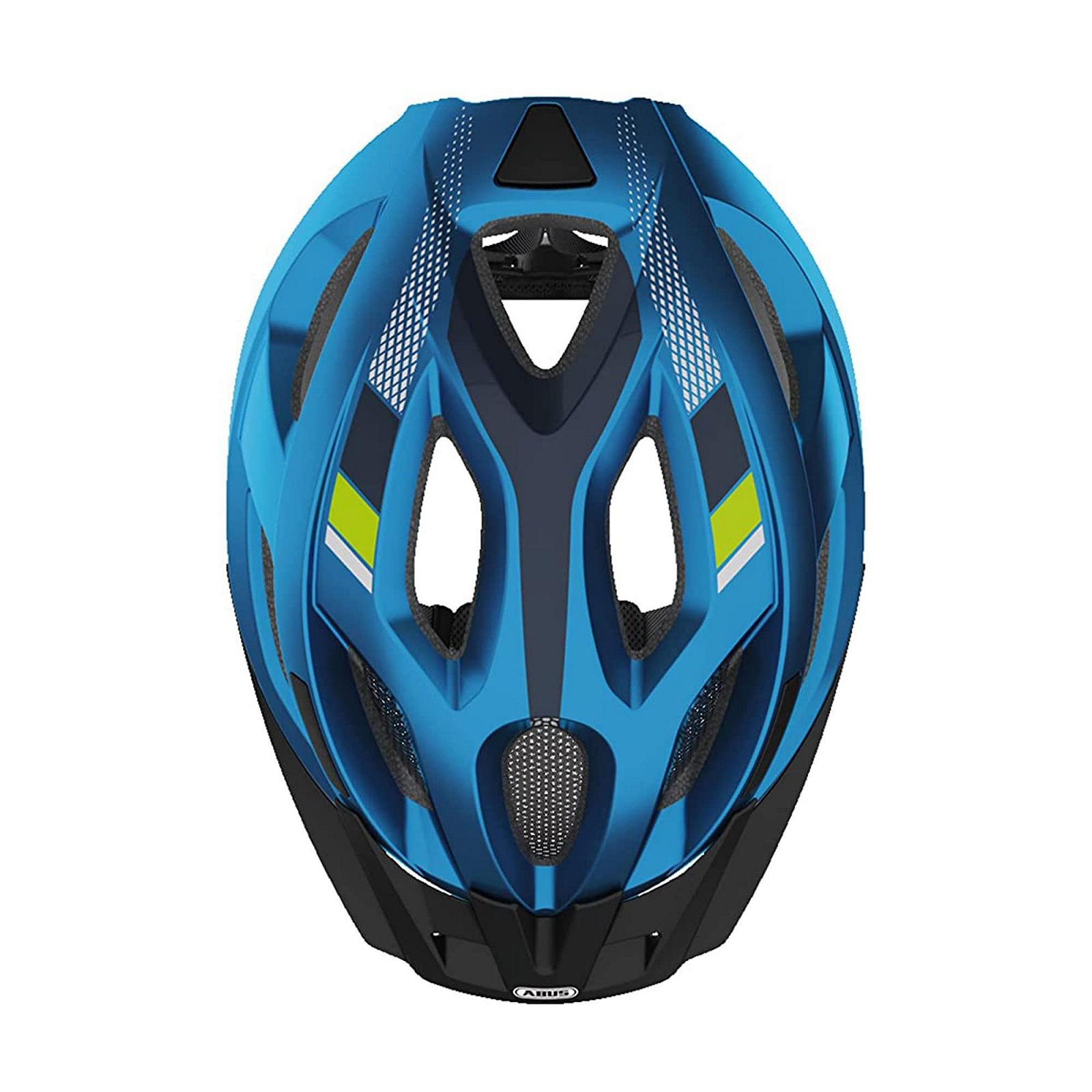 Шолом Велосипедний ABUS Aduro 2.0 Міський З Підсвічуванням, Steel Blue, фото №4