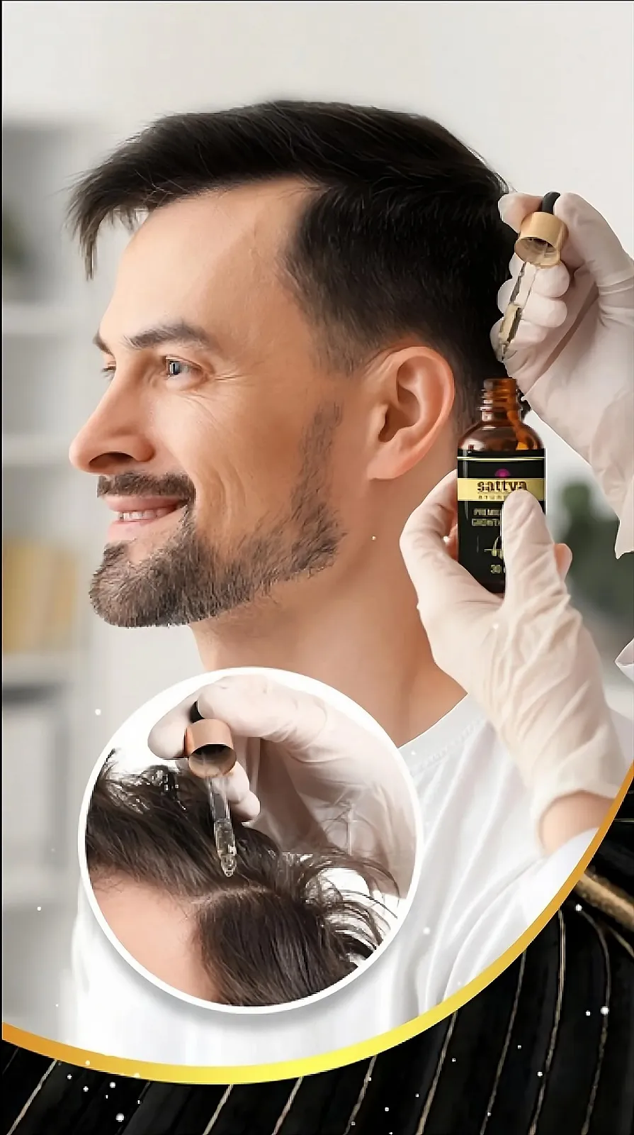 Сироватка для росту волосся Sattva Ayurveda з екстрактом розмарину та Redensyl для лікування випадіння волосся у жінок та чоловіків, фото №7 Сироватка для росту волосся Sattva Ayurveda з екстрактом розмарину та Redensyl для лікування випадіння волосся у жінок та чоловіків, фото №7