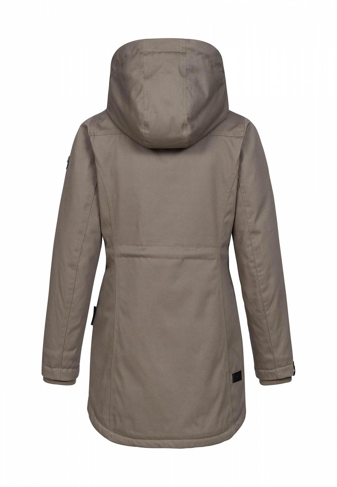 Женская зимняя куртка Navahoo (XS-3XL) - 100% хлопок, капюшон со шнурком, пояс, теплая куртка, фото №4
