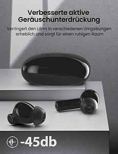 Наушники Evatronic Bluetooth Sports ANC Bluetooth CVC8.0 AptX HD до 36 часов воспроизведения IPX5 synthetic.ua - Фото 1
