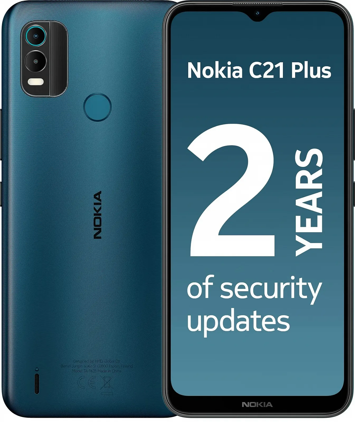Смартфон Nokia C21 Plus 32 ГБ/2 ГБ RAM Dual SIM Dark Cyan, фото №1 Смартфон Nokia C21 Plus 32 ГБ/2 ГБ RAM Dual SIM Dark Cyan, фото №1