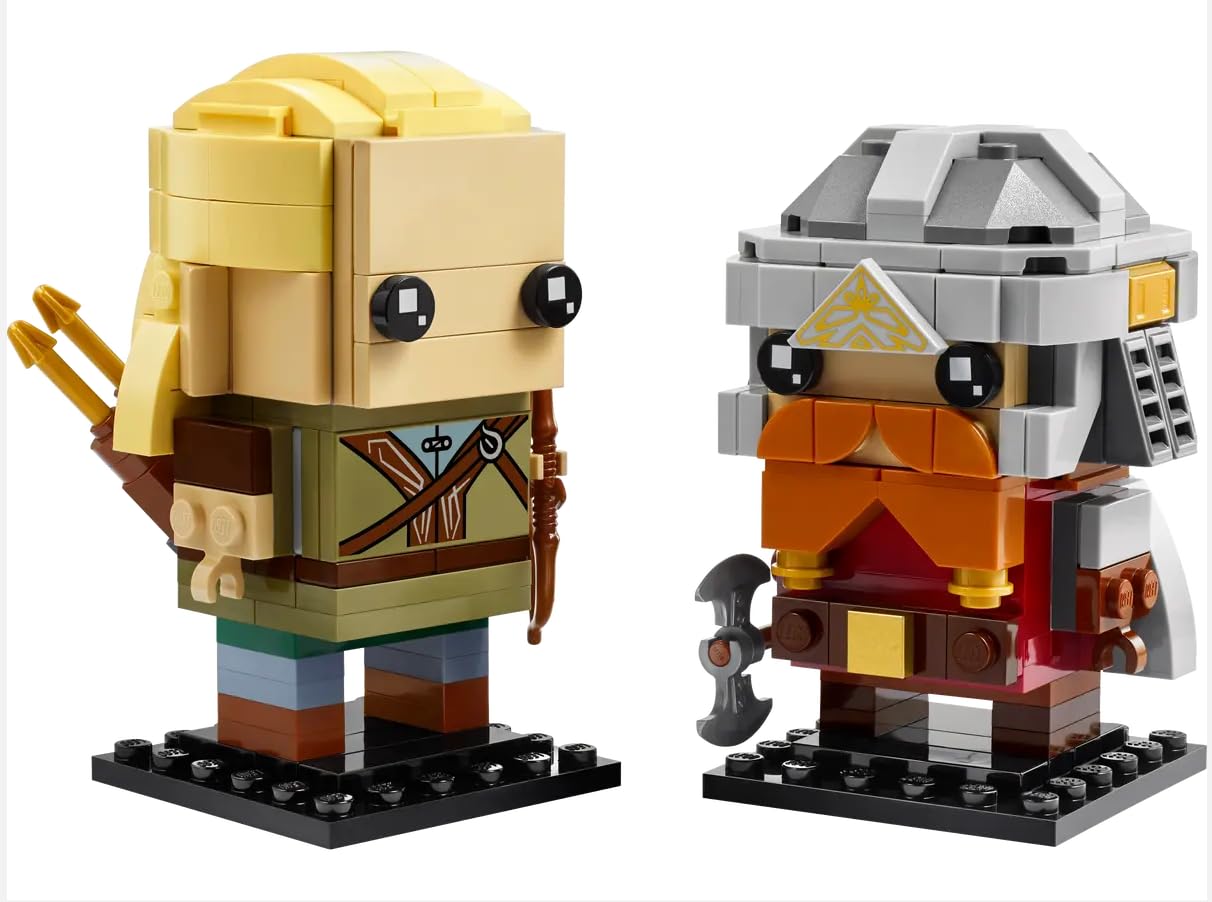 Конструктор LEGO BrickHeadz 40751 Legolas и Gimli в оригинальной упаковке, фото №3 Конструктор LEGO BrickHeadz 40751 Legolas и Gimli в оригинальной упаковке, фото №3