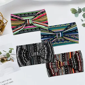 На голову Повязка Женская Эластичная Широкая Мягкая synthetic.ua - Фото 1