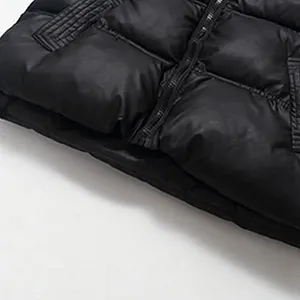 Жилет для хлопчиків з капюшоном стьобаний утеплений зимовий для активного відпочинку synthetic.ua - Фото 1