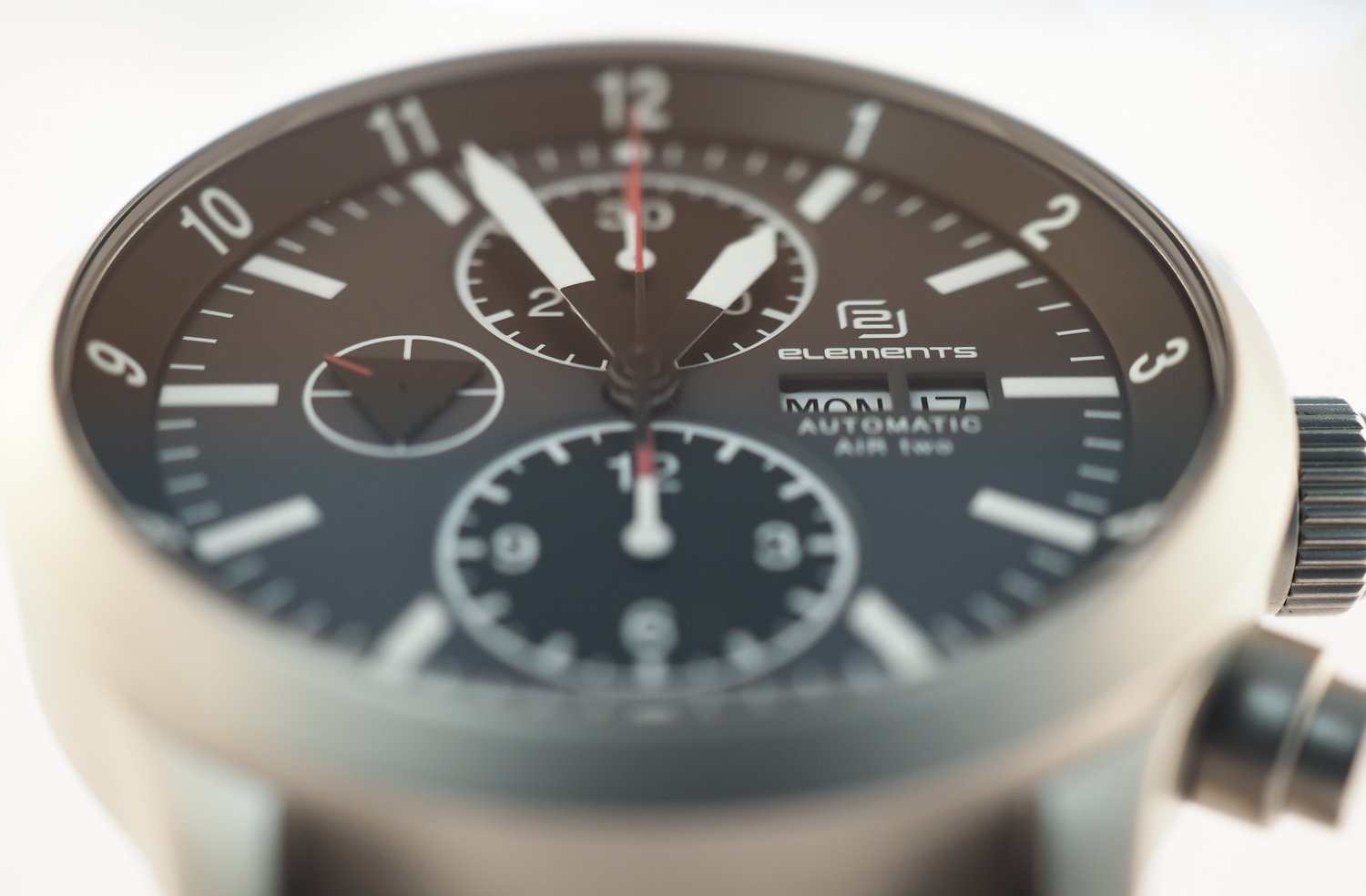 Часы 2 elements Air Two Automatic Chronograph ETA Valjoux 7750, ремешок, фото №5