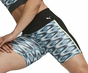 Шорти Puma Retro Glam Hw Short Tight green S - Фото 1