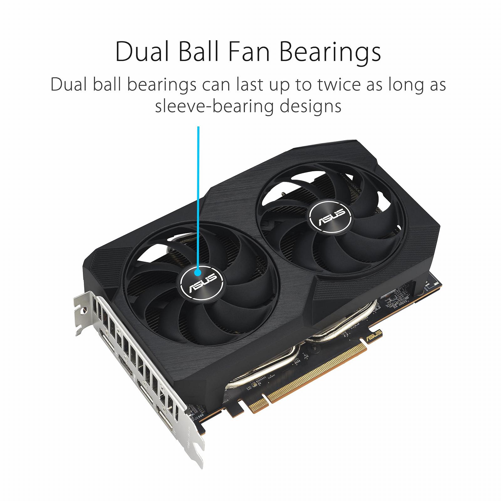 Видеокарта ASUS Dual Radeon RX 7600 V2 OC Edition 8GB GDDR6 Gaming, фото №3