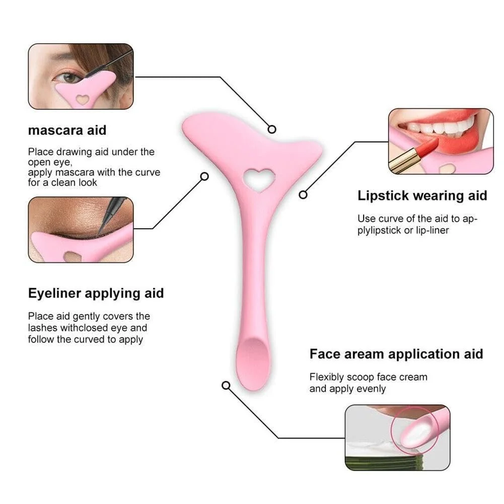 Інструмент для підводки очей Силіконовий 4 в 1, фото №6