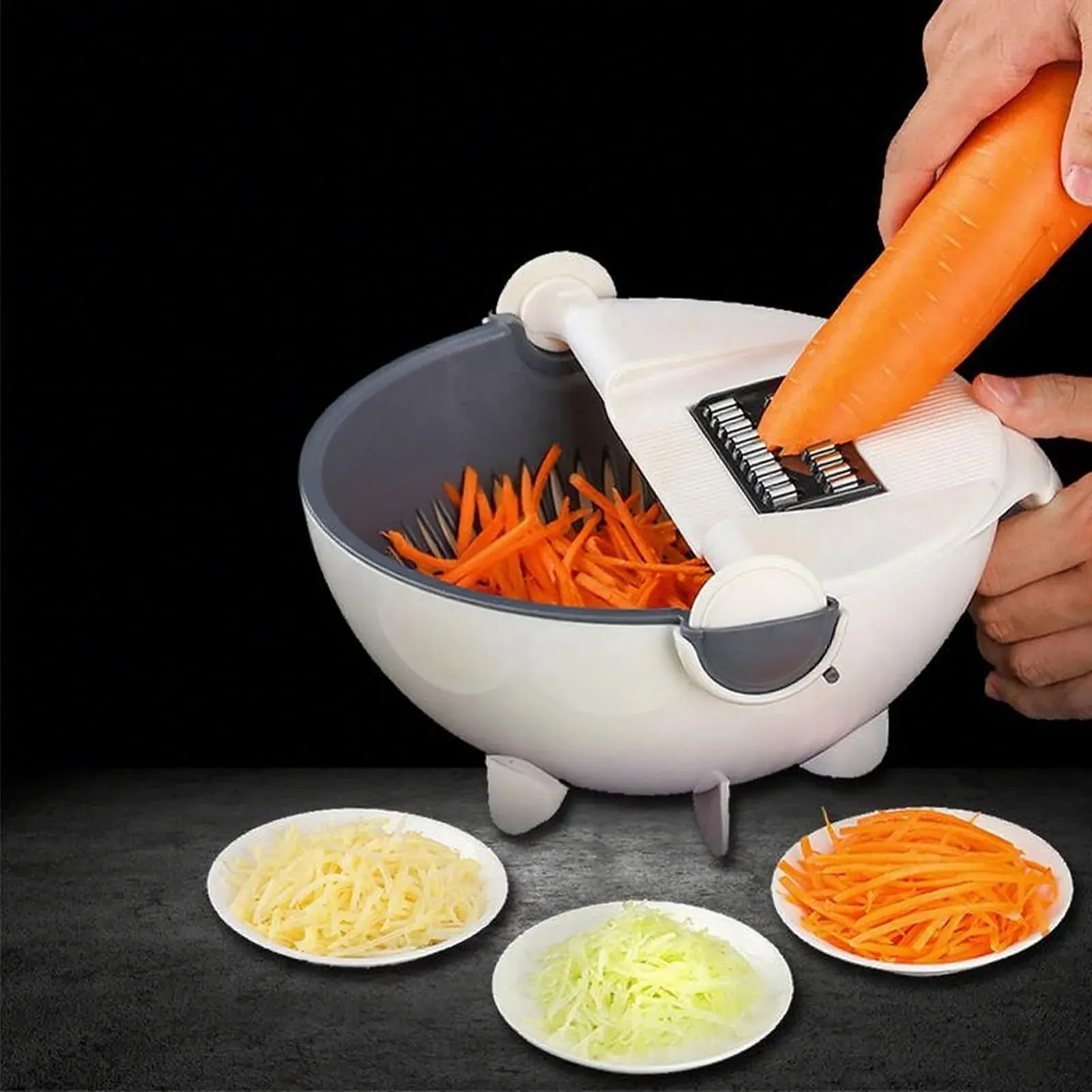 Овочерізка, подрібнювач фруктів для сиру, моркви, огірків, картоплі, фото №6 Овочерізка, подрібнювач фруктів для сиру, моркви, огірків, картоплі, фото №6