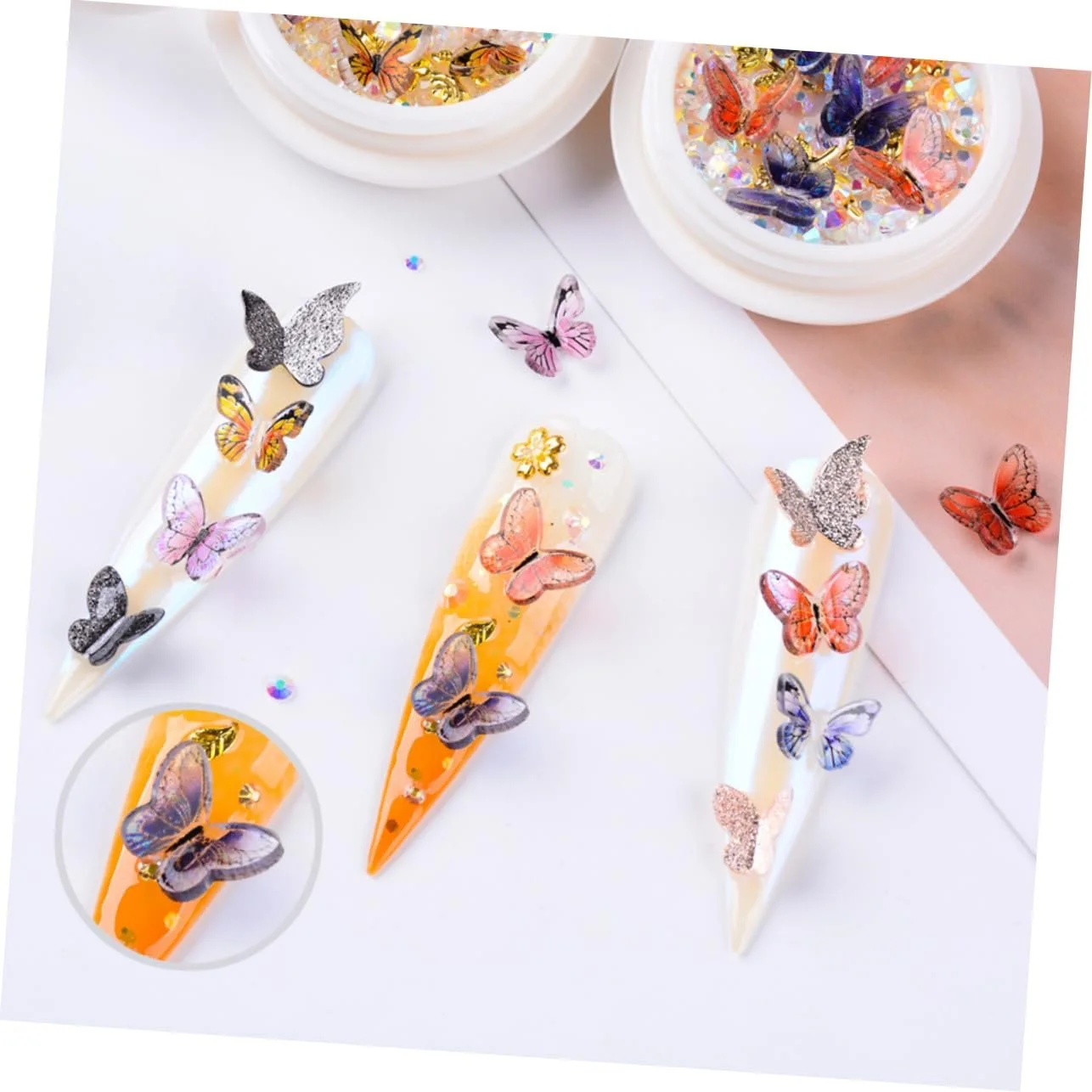 Стрази для нігтів Мода Набір 6 шт. Прикраси для манікюру, фото №2