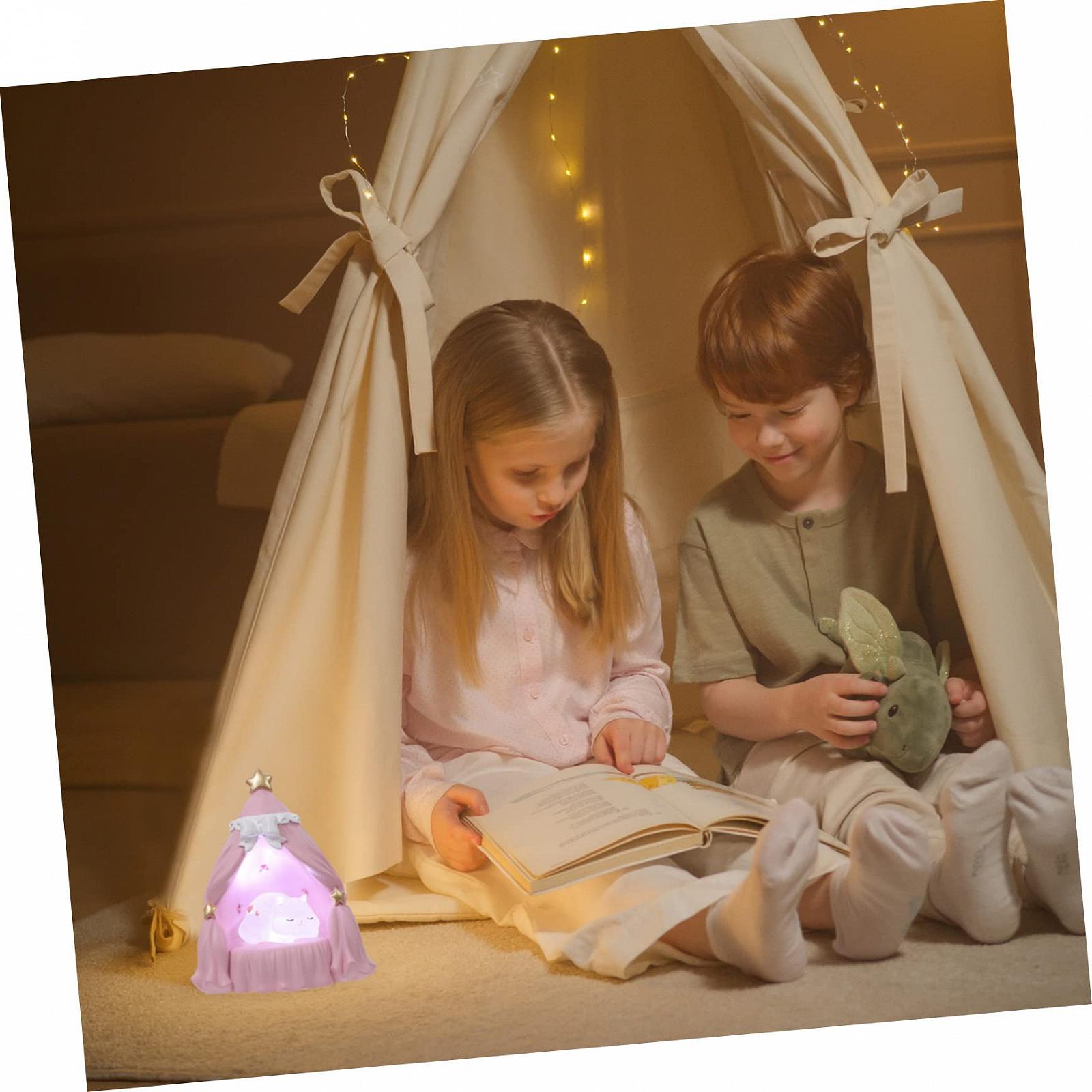 Ночник Garneck Кот Подарочный Декор для стола Набор из 3 штук Ночник для девочек Маленький CRI светильник с кристаллом Люминесцентный Детский Светильник для кота, фото №5