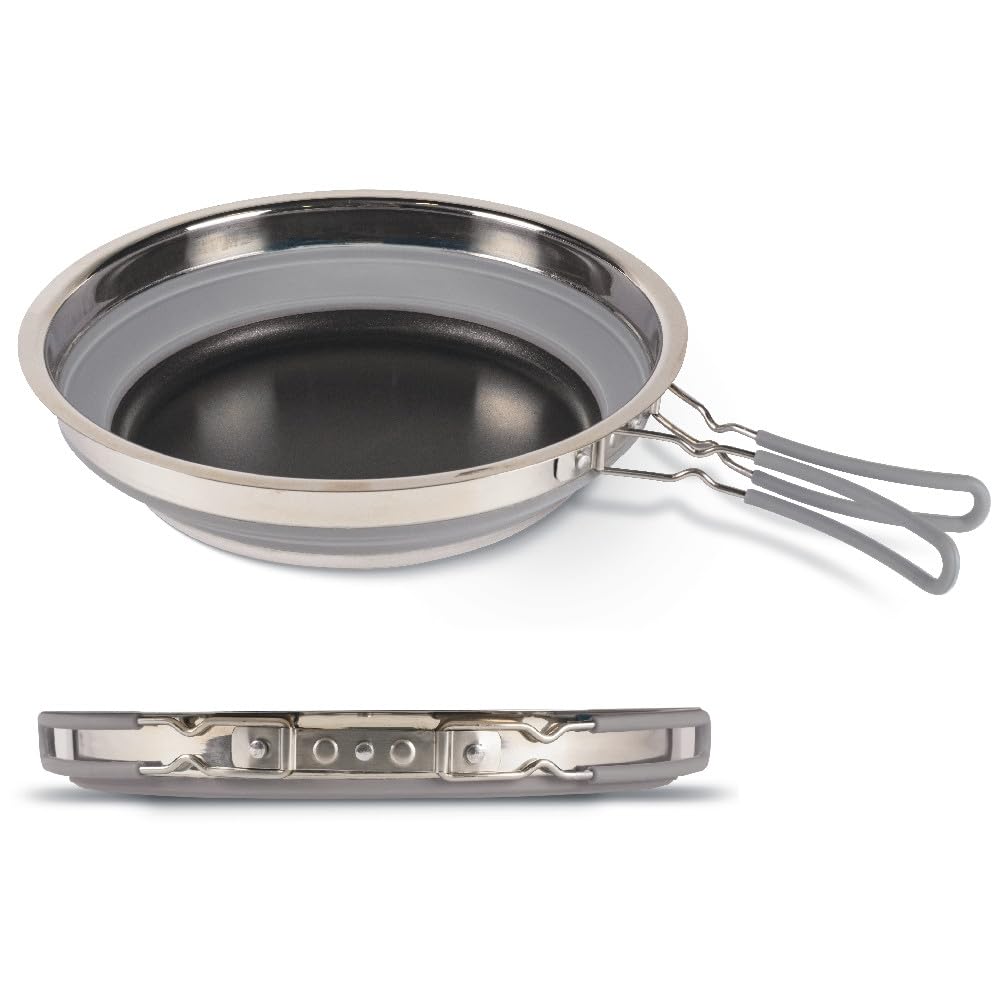 Сковорода Kampa CW0123 складана кемпінгова легка 24 см сіра, фото №2