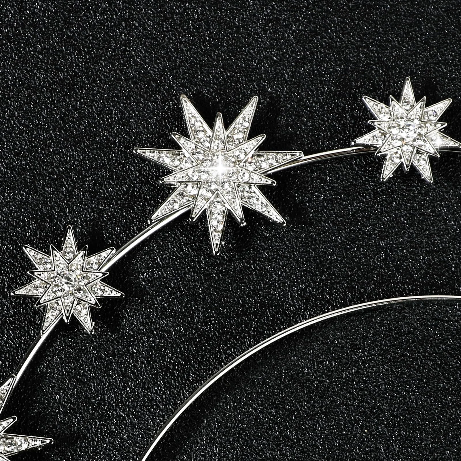 Обруч для волосся зі стразами Sta, фото №4