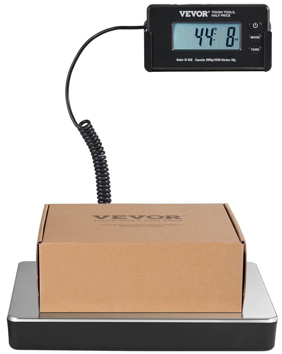 Цифрові поштові ваги VEVOR SF-808 Silver/Black, фото №4
