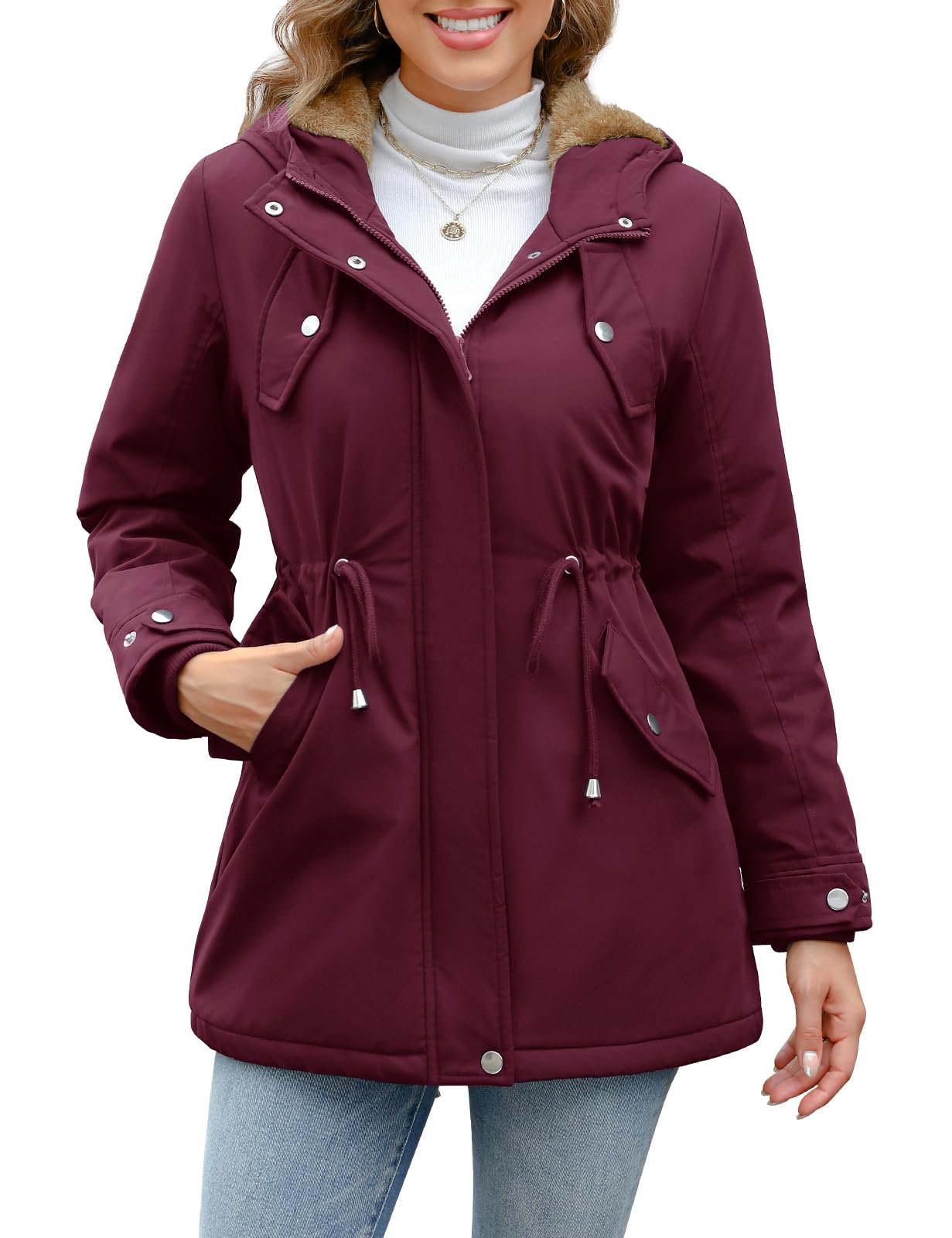 Зимняя куртка Vancavoo Парка Утепленное, фото №2