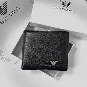 Купить Мужской кошелек на магните кожаный брендовый Armani в подарочной упаковке - Фото 1 Мужской кошелек на магните кожаный брендовый Armani в подарочной упаковке - Фото 1