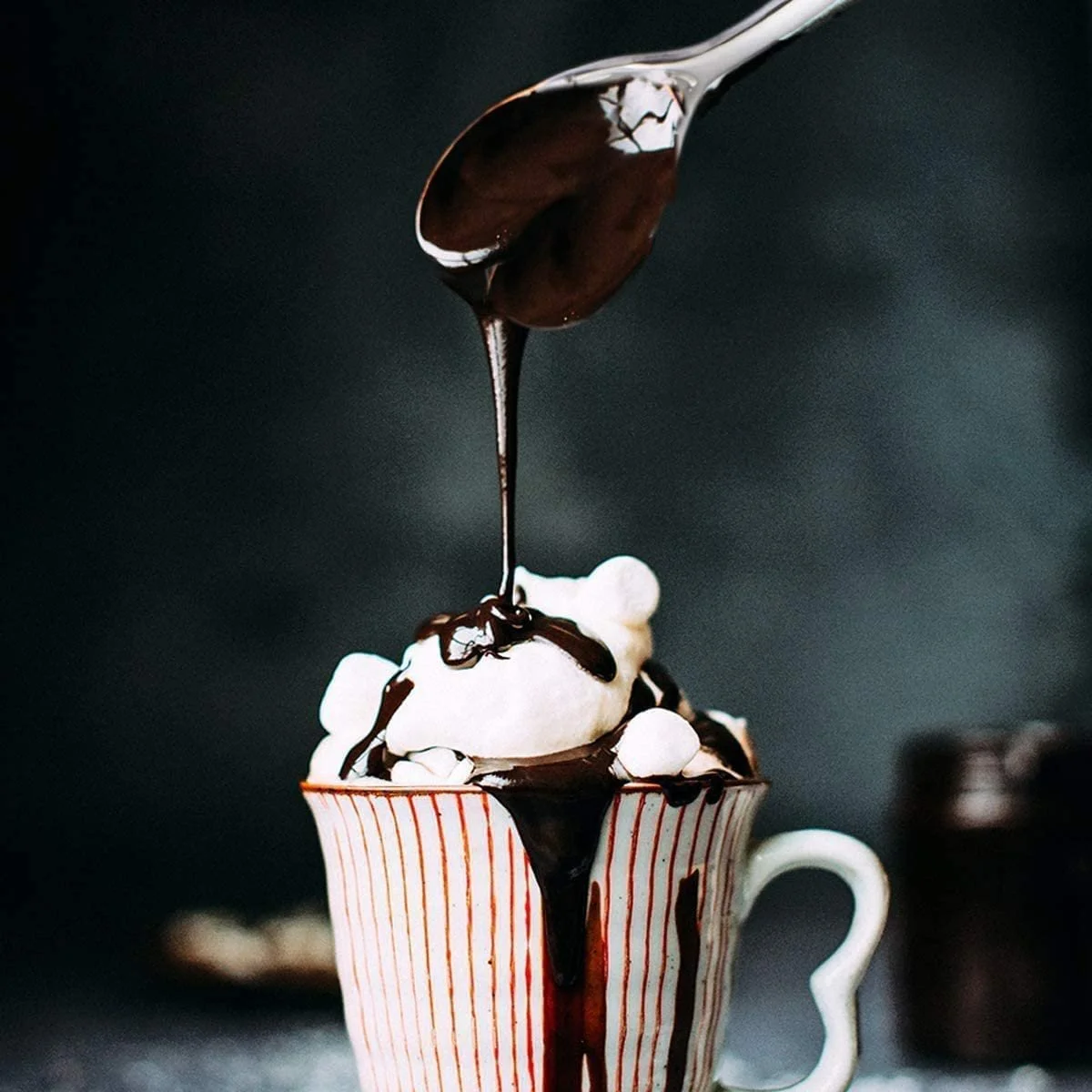 Ложка у формі серця з довгою ручкою з нержавіючої сталі, 6 штук, фото №3