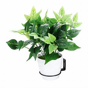 Кільце-тримач для квіткового горщика Lpraer настінне металеве складане чорне 15 см 3 шт. synthetic.ua - Фото 1