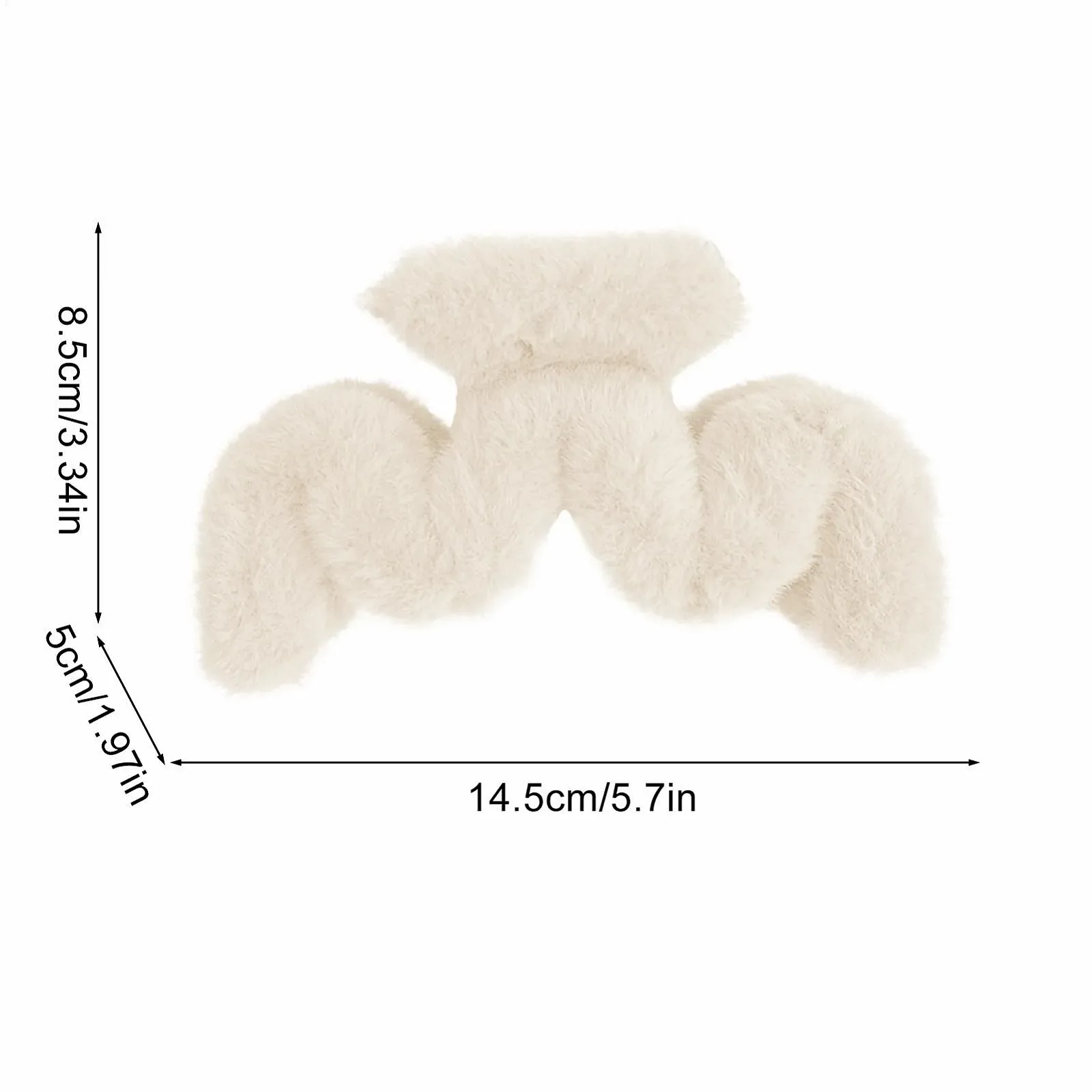 Заколка для волос Пушистая Волнистая Большая заколка для волос для густых длинных волос для женщин и девушек для ежедневного использования, фото №4 Заколка для волос Пушистая Волнистая Большая заколка для волос для густых длинных волос для женщин и девушек для ежедневного использования, фото №4