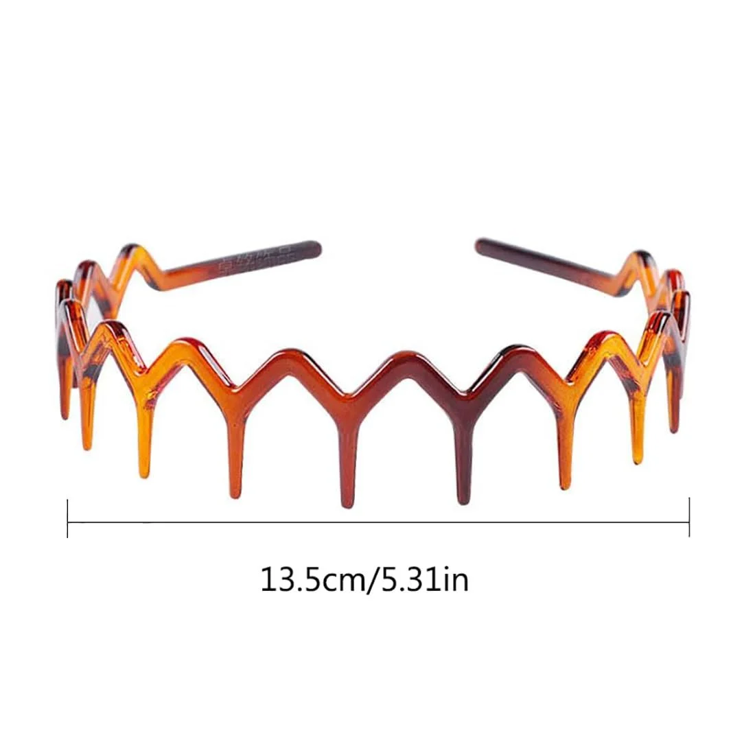 Обруч Зигзаг Cubahop з зубцями, 2 шт, Чорний та Tort, фото №2